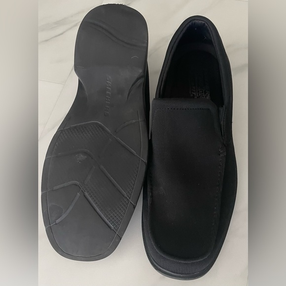 Skeches men's Dress Knit Relaxed Fit Black Shoes 10,5 - Picture 3 of 7